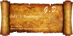 Gál Dagobert névjegykártya